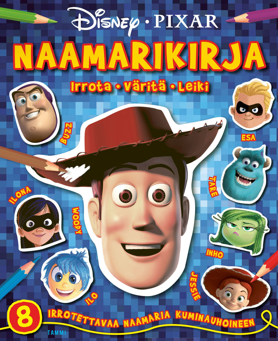 Valokuva kirjasta Disney Disney Pixar Naamarikirja, kuuluu tuoteryhmään Lasten ja nuorten tietokirjat.
