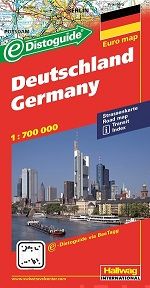 Valokuva kirjasta  Deutschland Germany Saksa tiekartta 1:750 000, kuuluu tuoteryhmään Tie- ja opaskartat.