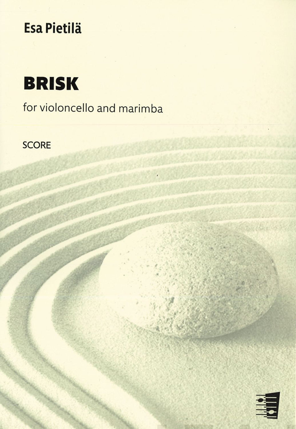 Valokuva kirjasta  Brisk, for violoncello and marimba, kuuluu tuoteryhmään Musiikki.