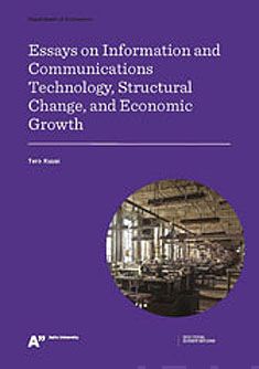 Valokuva kirjasta Tero Kuusi Essays on Information and Communications Technology, Structual Change, and Economic Growth, kuuluu tuoteryhmään It-kirjat.