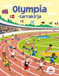 Valokuva kirjasta  Olympia-tarrakirja, kuuluu tuoteryhmään Väritys-puuhakirjat.