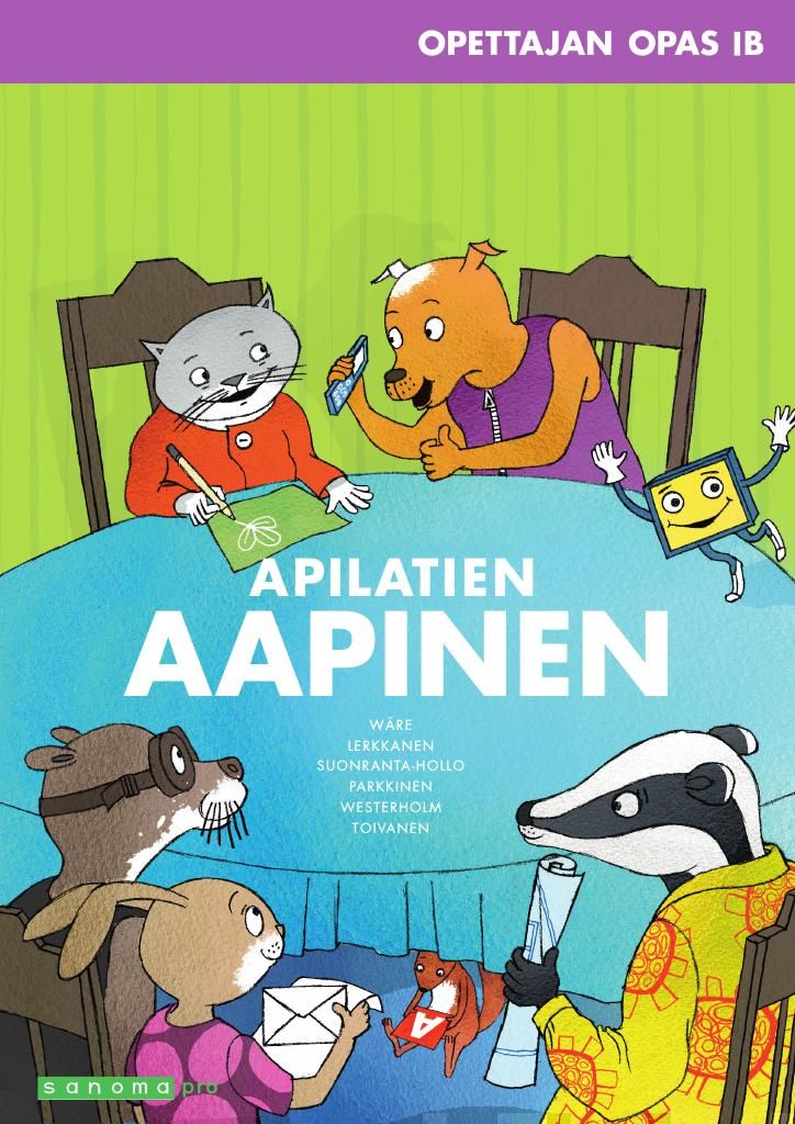 Valokuva kirjasta Mervi Wäre / Marja-Kristiina Lerkkanen / Laura Suonranta-Hollo / Jukka Parkkinen / Pia Westerholm / Tapio Toivanen Apilatien aapinen (OPS16), kuuluu tuoteryhmään P-kirjat.