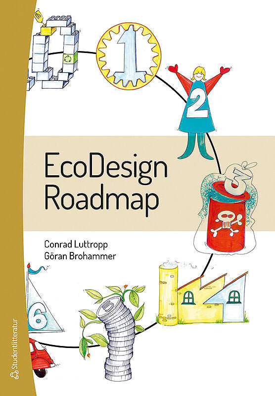 Valokuva kirjasta Conrad Luttropp / Göran Brohammer EcoDesign roadmap, kuuluu tuoteryhmään Ruots muu tieto.