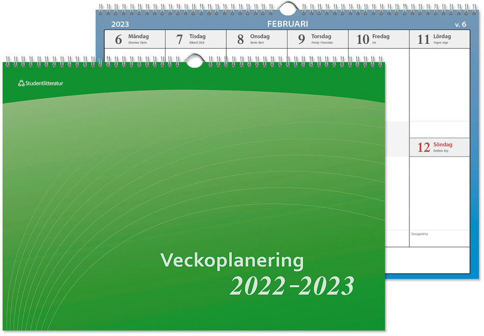 Valokuva kirjasta  Veckoplanering 2022/2023, kuuluu tuoteryhmään Ruots harrasteet taide.