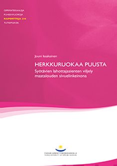 Valokuva kirjasta Jouko Issakainen Herkkuruokaa puusta, kuuluu tuoteryhmään K-kirjat.