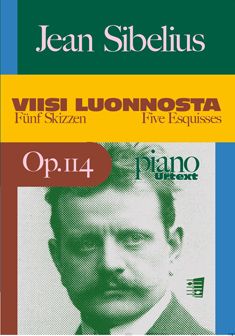 Valokuva kirjasta  Five Esquisses / Viisi luonnosta op. 114 Urtext, kuuluu tuoteryhmään Musiikki.