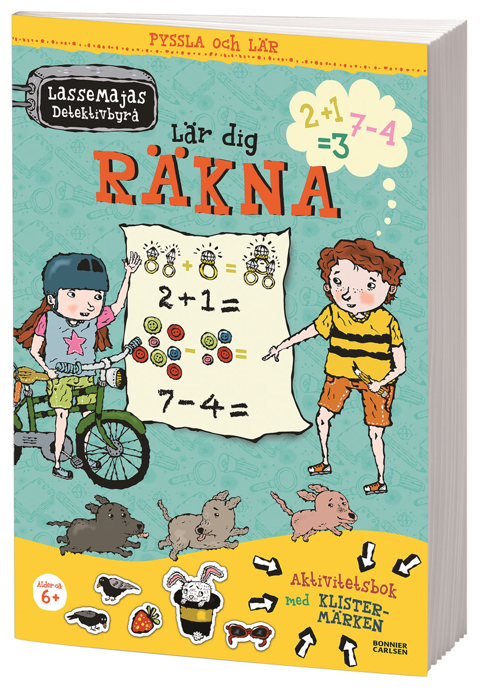 Valokuva kirjasta Martin Widmark LasseMajas detektivbyrå lär dig räkna, kuuluu tuoteryhmään Ruots lapset nuoret ja sarjakuvat.