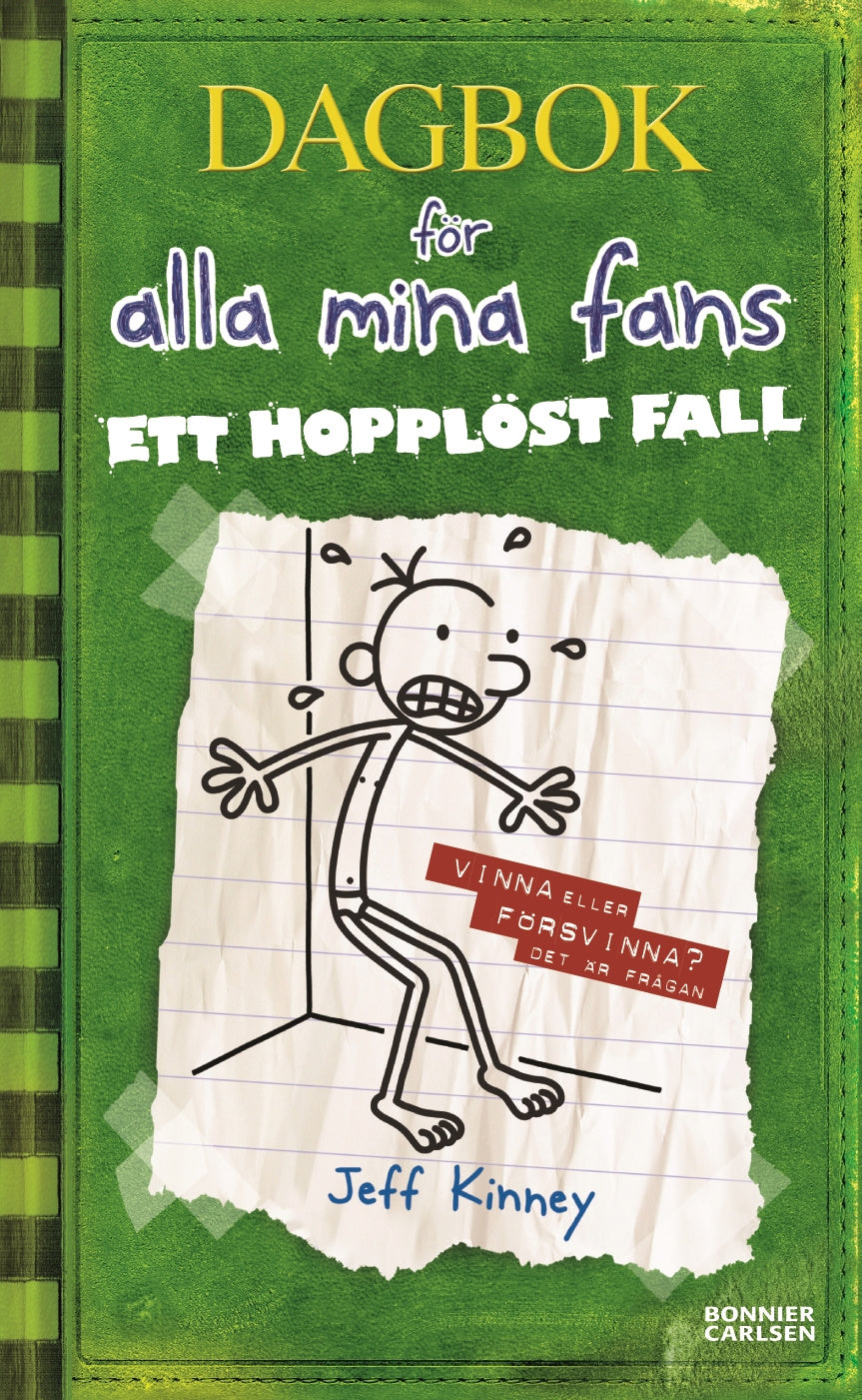 Valokuva kirjasta Jeff Kinney Ett hopplöst fall, kuuluu tuoteryhmään Ruots lapset nuoret ja sarjakuvat.