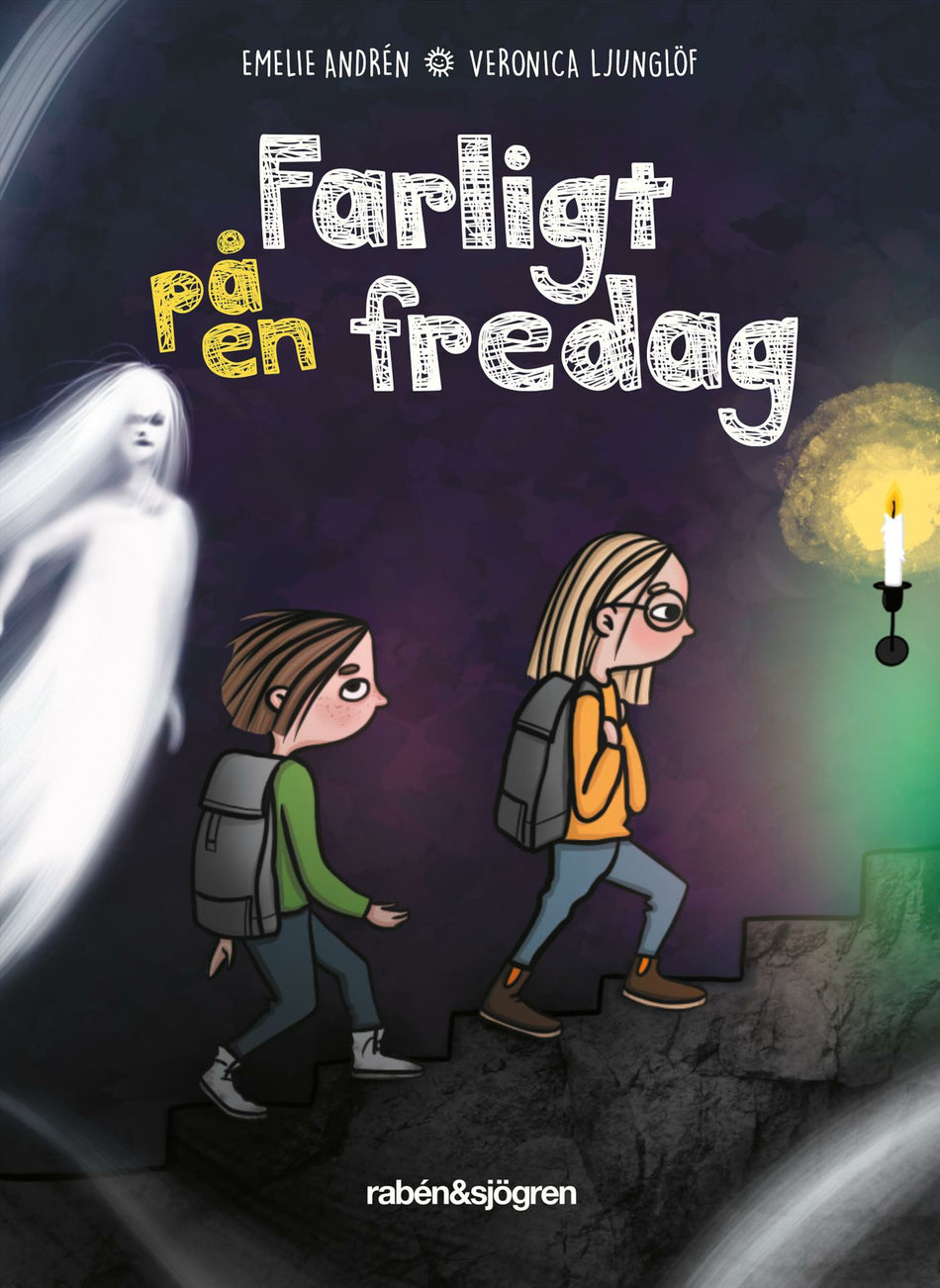 Valokuva kirjasta Emelie Andrén Farligt på en fredag, kuuluu tuoteryhmään Ruots lapset nuoret ja sarjakuvat.