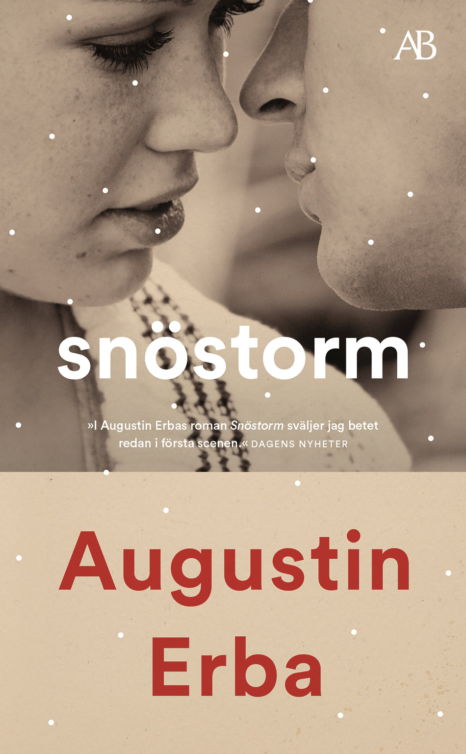 Valokuva kirjasta Augustin Erba Snöstorm, kuuluu tuoteryhmään Ruots kaunokirjat.