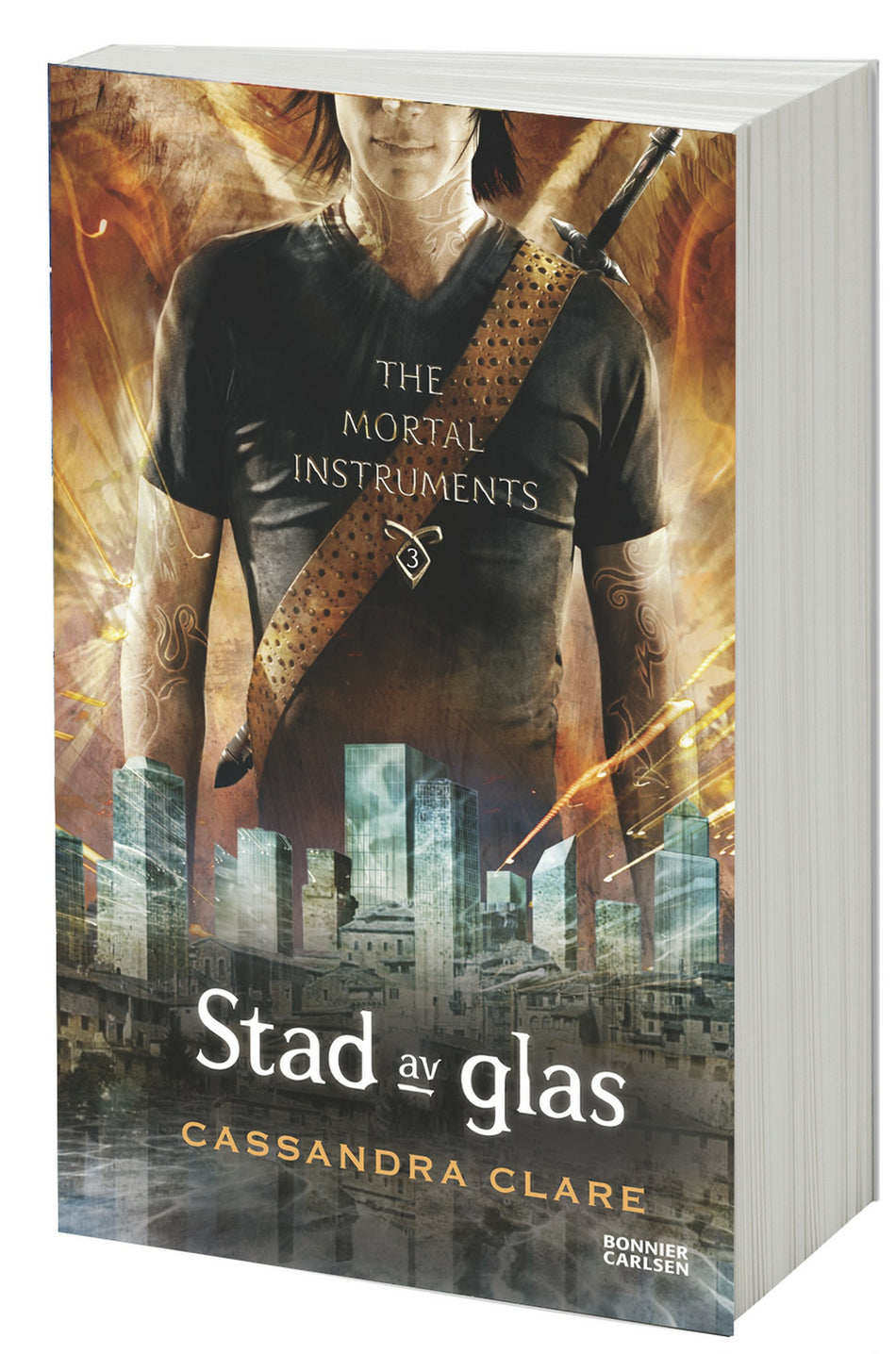 Valokuva kirjasta Cassandra Clare Stad av glas, kuuluu tuoteryhmään Ruots lapset nuoret ja sarjakuvat.