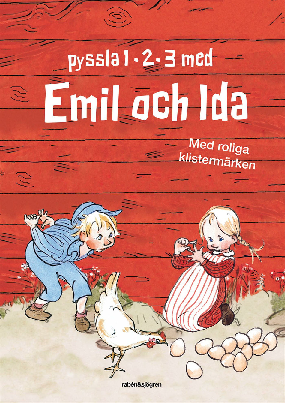 Valokuva kirjasta Astrid Lindgren Pyssla 123 med Emil och Ida, kuuluu tuoteryhmään Ruots lapset nuoret ja sarjakuvat.