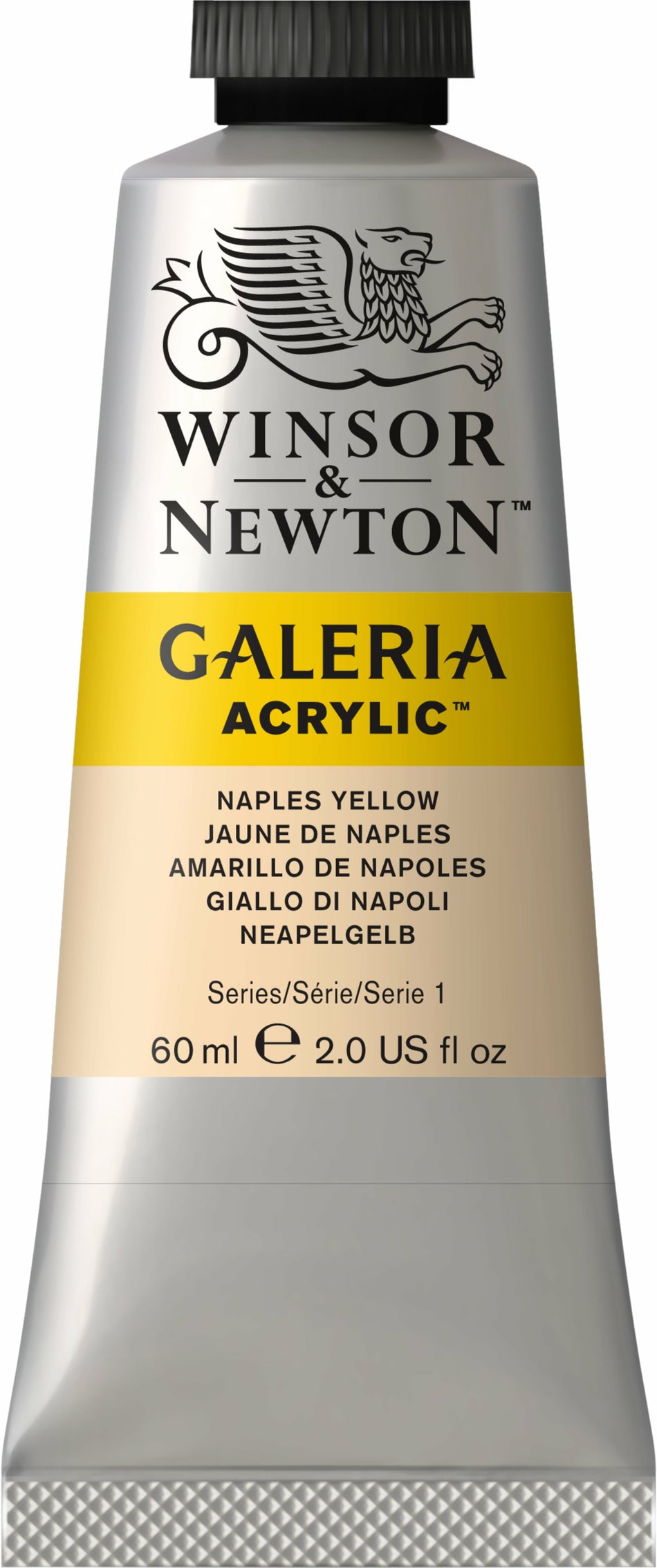 Valokuva tuotteesta Akryyliväri 60ml 422 Naples yellow W&amp;N Galeria, kuuluu tuoteryhmään Taidetarvikkeet.