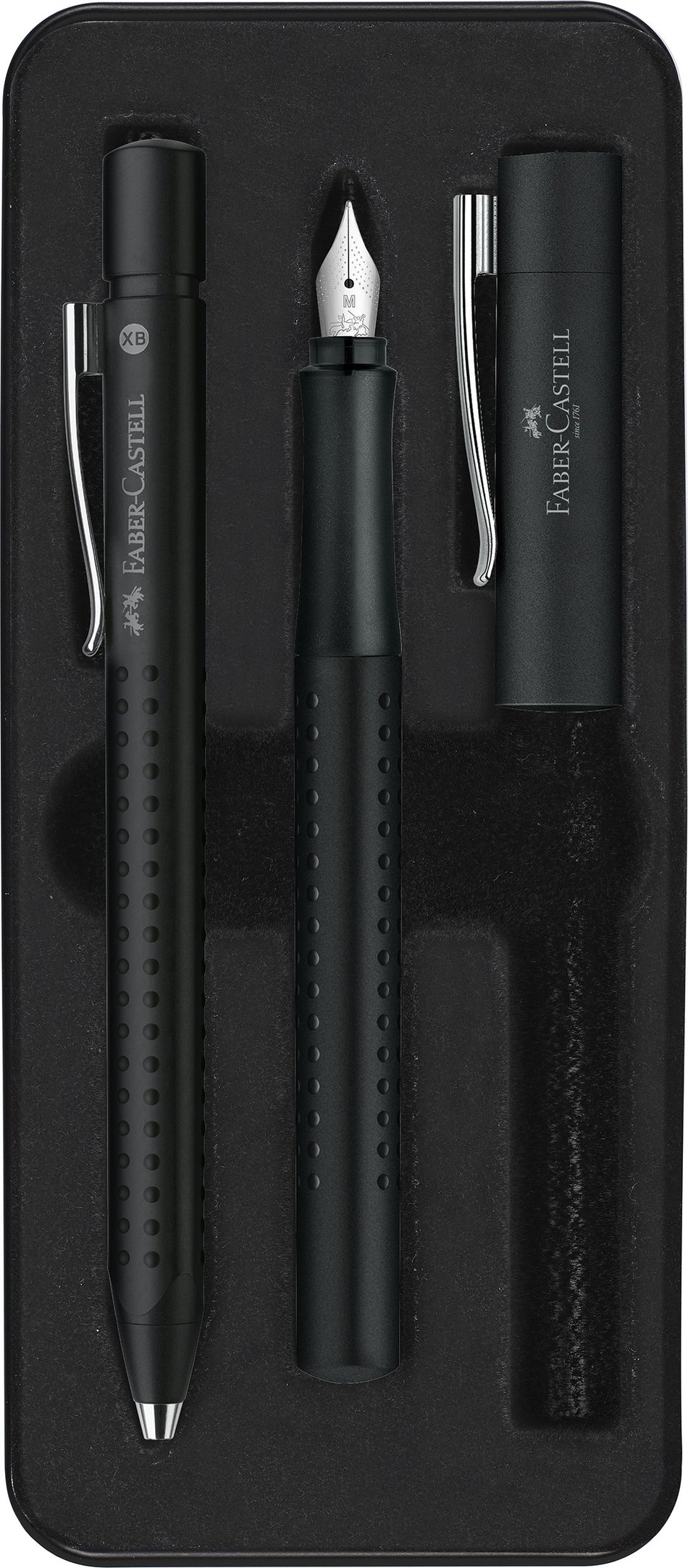 Valokuva tuotteesta Lahjakynäsetti Faber-Castell musta, kuuluu tuoteryhmään Lahjakynät.