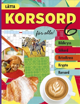 Valokuva kirjasta  Lätta korsord för alla 6, kuuluu tuoteryhmään Ruots lapset nuoret ja sarjakuvat.