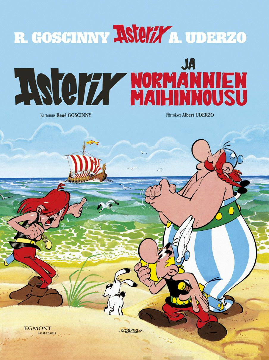 Valokuva kirjasta René Goscinny Asterix 9: Asterix ja Normannien maihinnousu, kuuluu tuoteryhmään Nuorten romaanit.