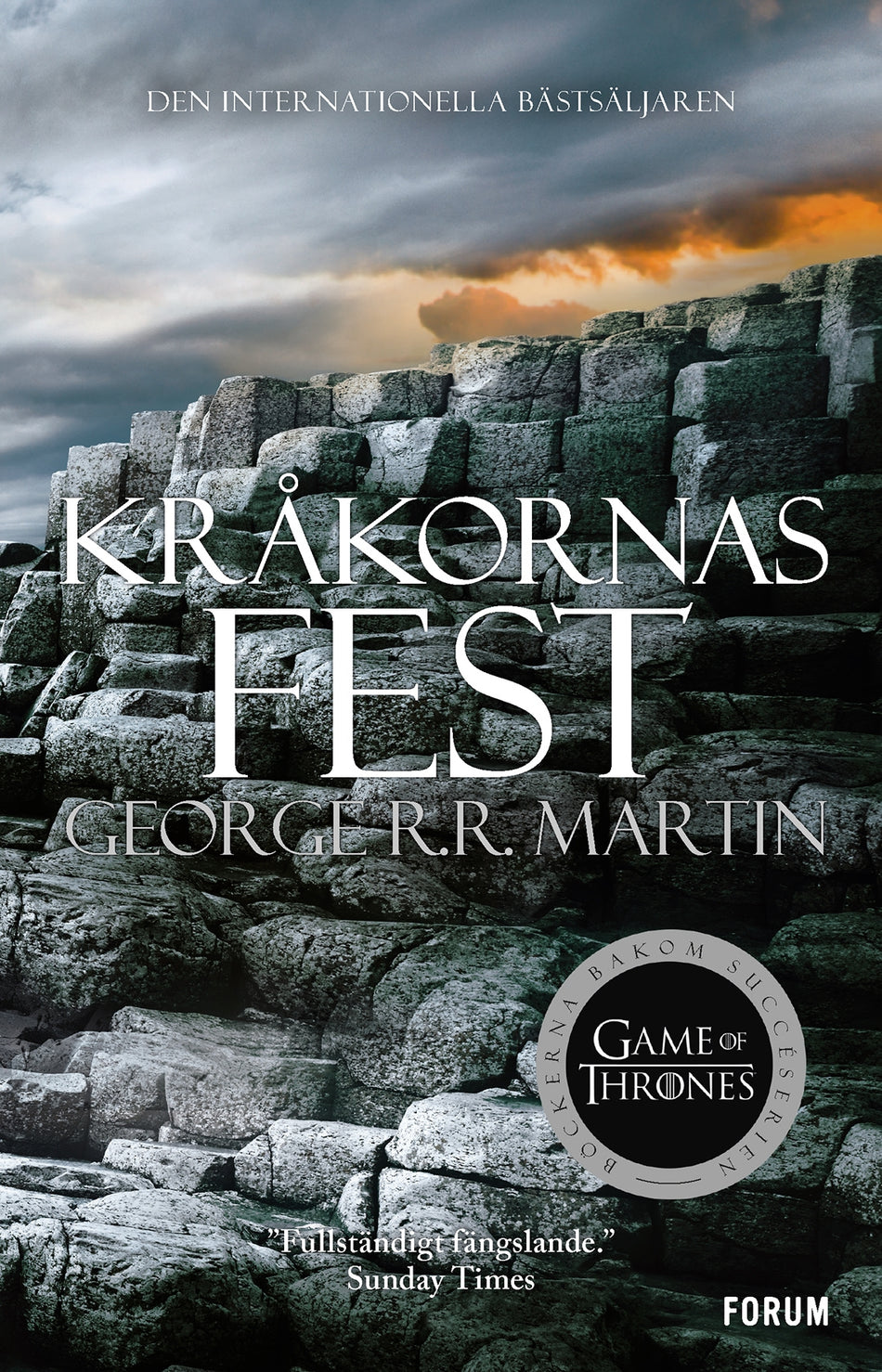 Valokuva kirjasta George R. R. Martin Game of thrones - Kråkornas fest, kuuluu tuoteryhmään Ruots kaunokirjat.