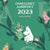 Tuotteen Muumit Onnelliset aakkoset seinäkalenteri 2023 pikkukuva 1