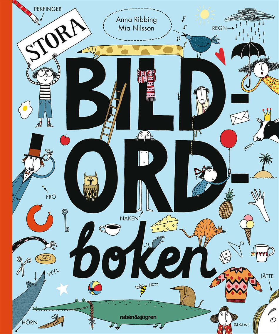 Valokuva kirjasta Anna Ribbing Stora bildordboken, kuuluu tuoteryhmään Ruots lapset nuoret ja sarjakuvat.
