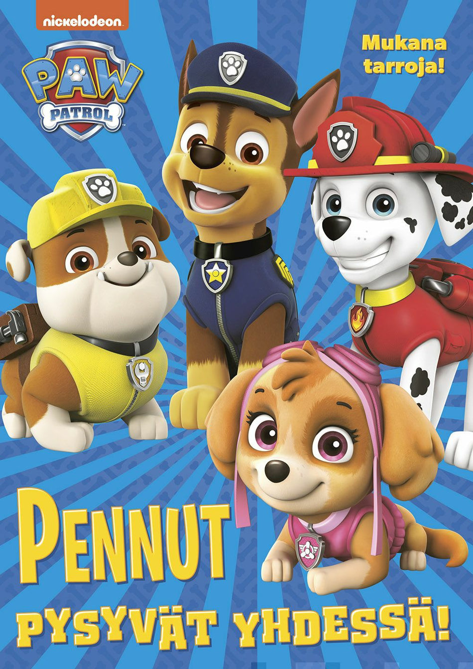 Valokuva kirjasta  Ryhmä Hau - Paw Patrol Pennut pysyvät yhdessä, kuuluu tuoteryhmään Väritys-puuhakirjat.
