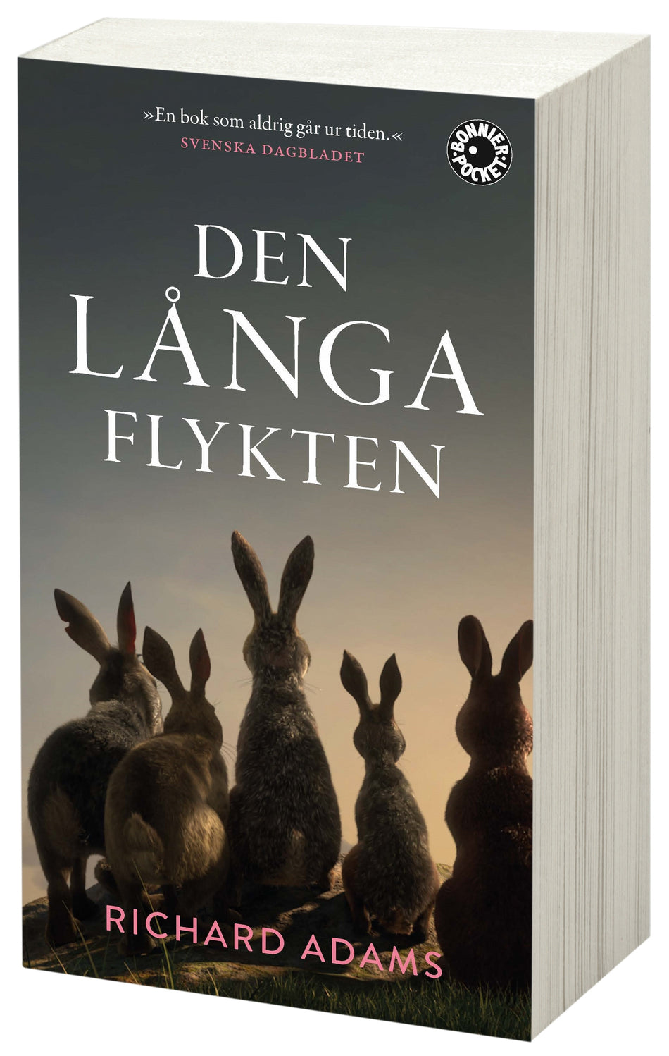 Valokuva kirjasta Richard Adams Den långa flykten, kuuluu tuoteryhmään Ruots kaunokirjat.