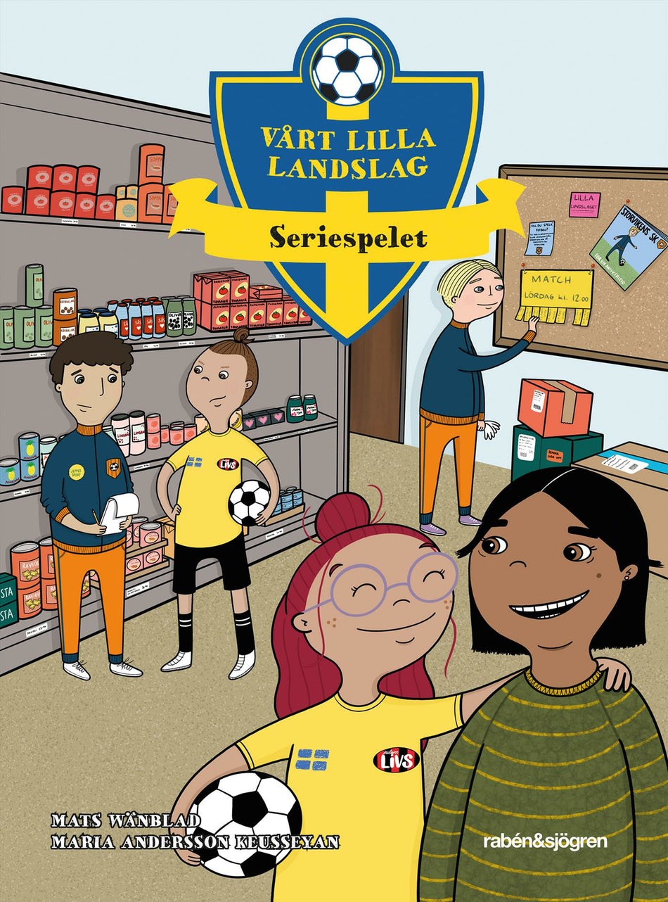 Valokuva kirjasta Mats Wänblad Seriespelet, kuuluu tuoteryhmään Ruots lapset nuoret ja sarjakuvat.