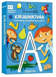 Valokuva tuotteesta Kirjainkivaa - Puuharetki kirjainten maailmaan, kuuluu tuoteryhmään Pelikortit.