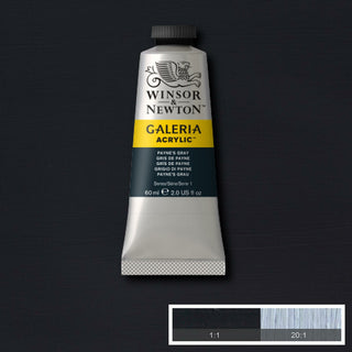 Akryyliväri 60ml 465 Payne's gray W&N Galeria