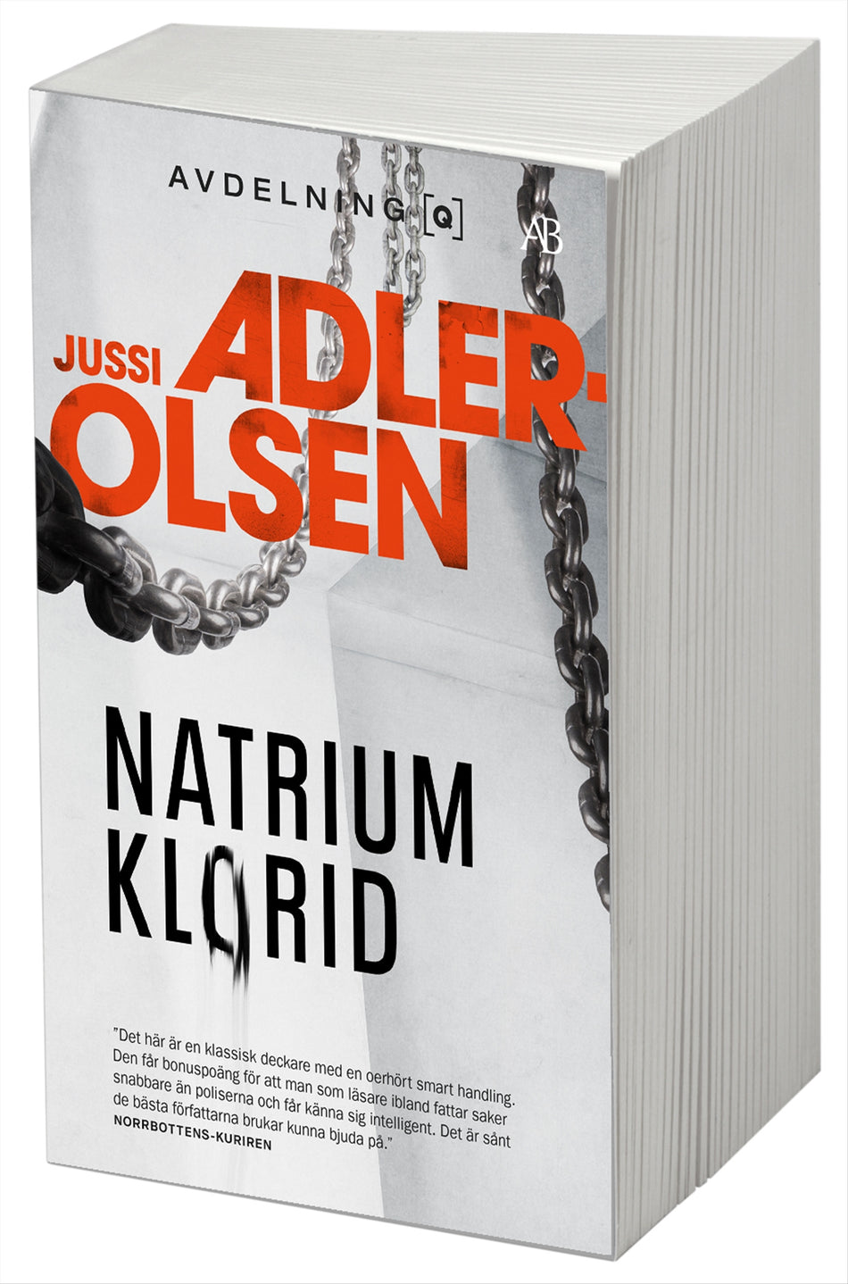 Valokuva kirjasta Jussi Adler-Olsen Natriumklorid, kuuluu tuoteryhmään Ruots kaunokirjat.