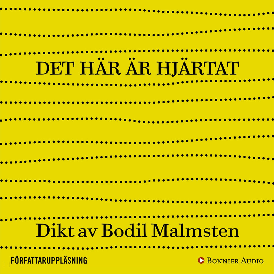 Valokuva kirjasta Bodil Malmsten Det här är hjärtat, kuuluu tuoteryhmään Ruots muu tieto.