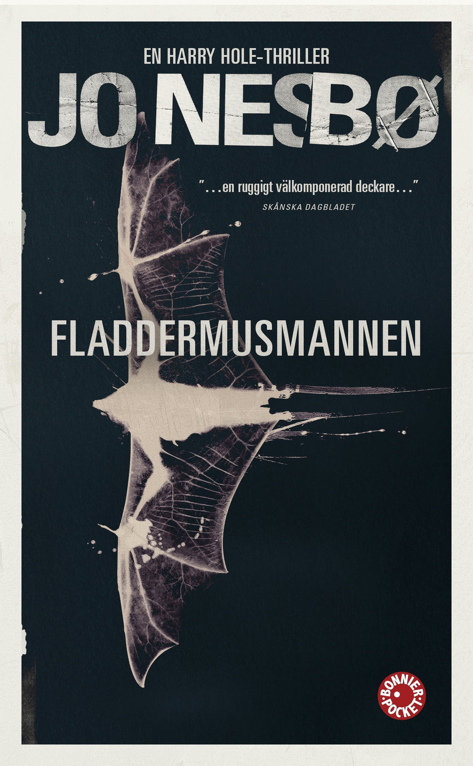 Valokuva kirjasta Jo Nesbø Fladdermusmannen, kuuluu tuoteryhmään Ruots kaunokirjat.