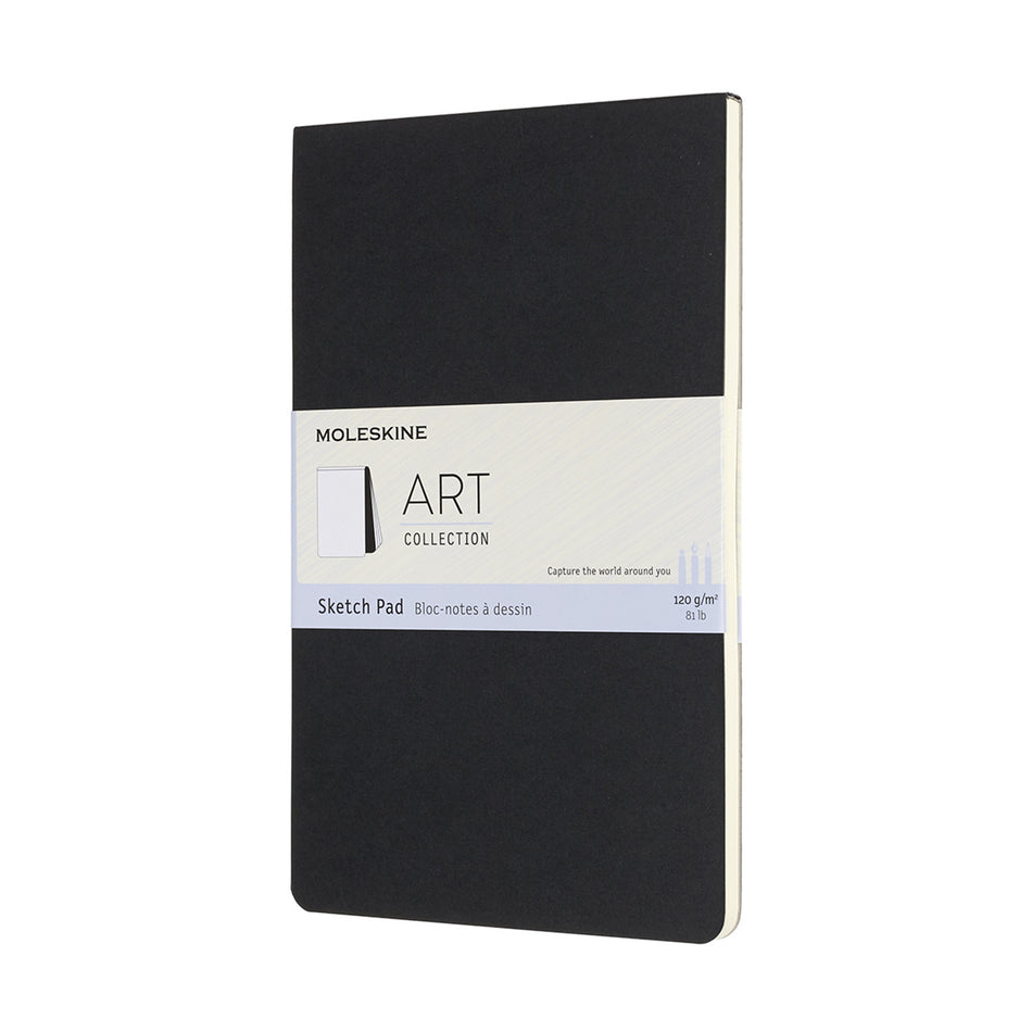 Valokuva tuotteesta Luonnoslehtiö Moleskine Art Sketch pad Large musta, kuuluu tuoteryhmään Taidetarvikkeet.