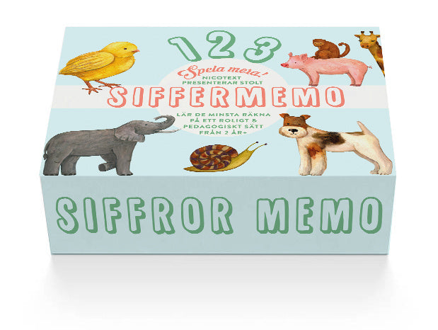 Valokuva kirjasta  Spela mera : Siffer-Memo, kuuluu tuoteryhmään Ruots lapset nuoret ja sarjakuvat.