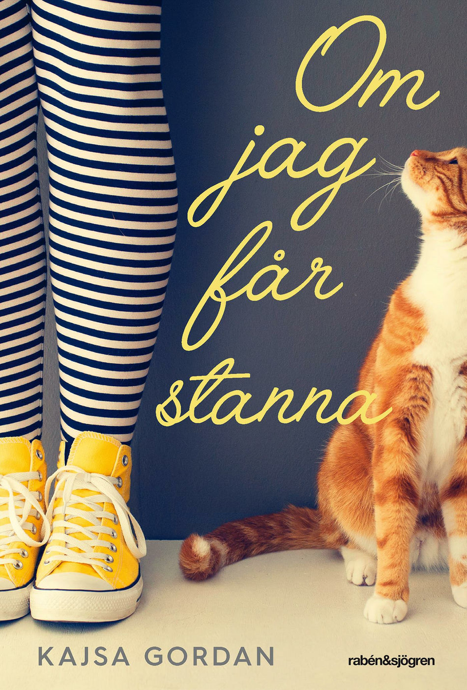Valokuva kirjasta Kajsa Gordan Om jag får stanna, kuuluu tuoteryhmään Ruots lapset nuoret ja sarjakuvat.