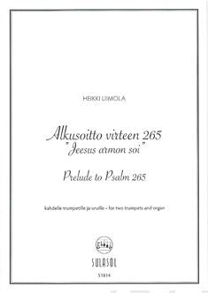 Valokuva kirjasta  Alkusoitto virteen "Jeesus armon toi", kuuluu tuoteryhmään Musiikki.