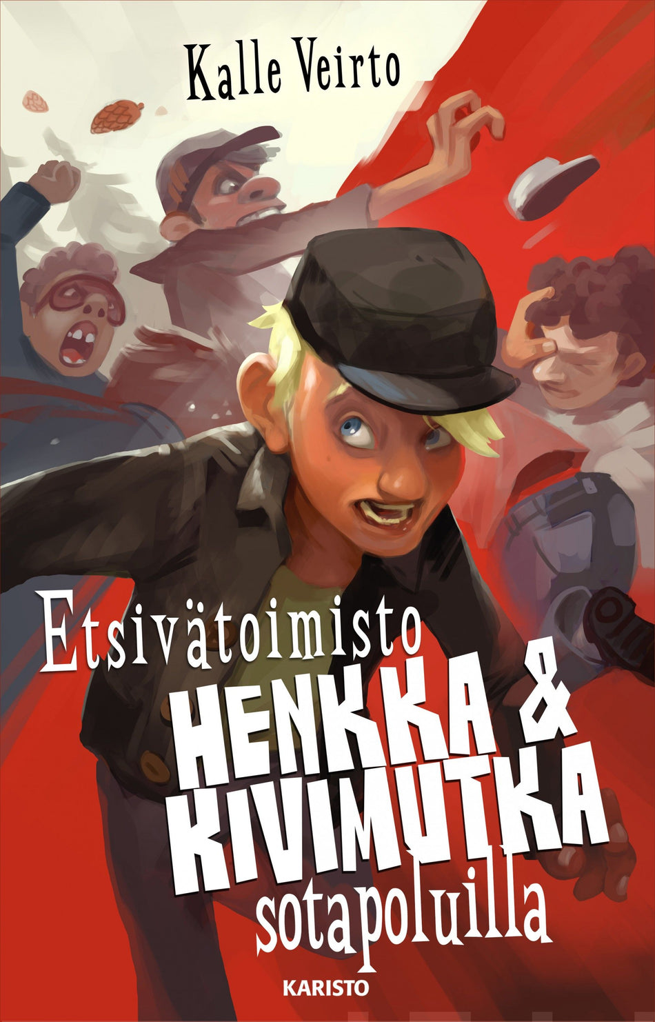 Valokuva kirjasta Kalle Veirto Etsivätoimisto Henkka &amp; Kivimutka sotapoluilla, kuuluu tuoteryhmään Nuorten romaanit.