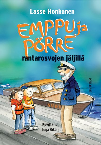 Valokuva kirjasta Lasse Honkanen Emppu ja Pörre rantarosvojen jäljillä, kuuluu tuoteryhmään Lasten romaanit lorut ja runot.