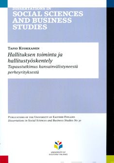 Valokuva kirjasta Tapio Kuokkanen Hallituksen toiminta ja hallitustyöskentely, kuuluu tuoteryhmään Talous yhteiskunta.