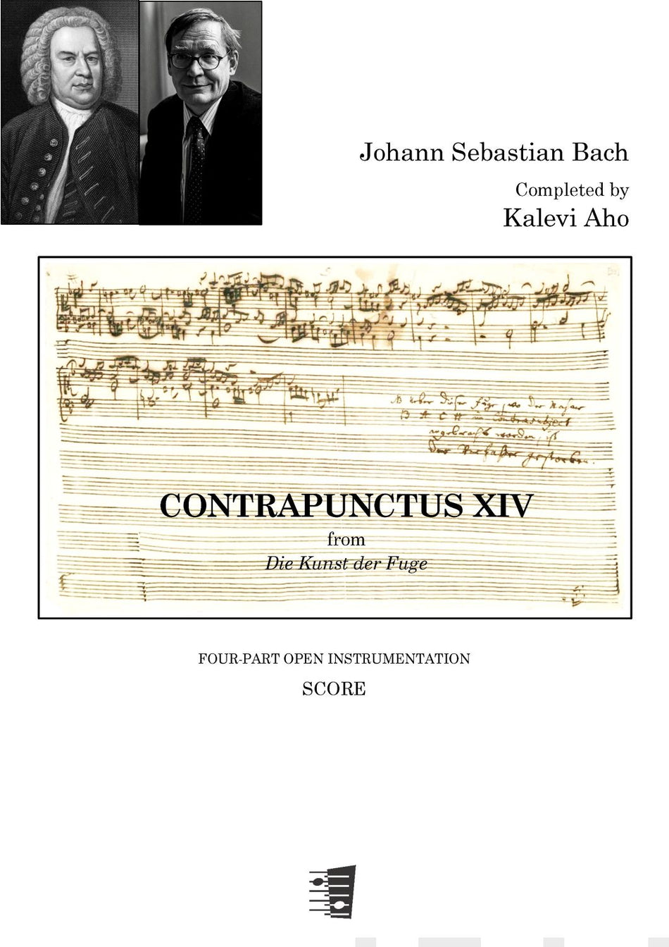 Valokuva kirjasta  Contrapunctus XIV : four-part instrumentation : score and parts, kuuluu tuoteryhmään Musiikki.