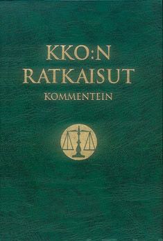 Valokuva kirjasta  KKO:n ratkaisut kommentein 1/2009, kuuluu tuoteryhmään Talous yhteiskunta.