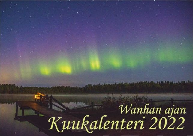 Valokuva tuotteesta Wanhan ajan Kuukalenteri 2022 (seinäkalenteri), kuuluu tuoteryhmään Seinäkalenterit.
