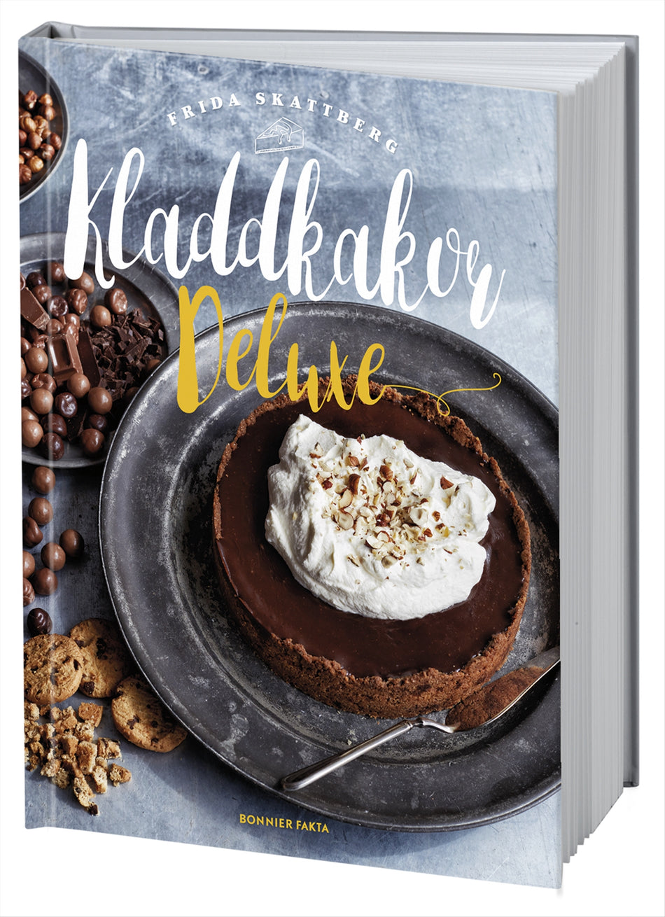 Valokuva kirjasta Frida Skattberg Kladdkakor deluxe, kuuluu tuoteryhmään Ruots harrasteet taide.