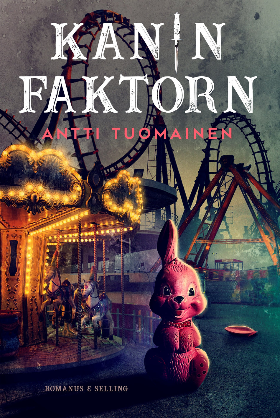 Valokuva kirjasta Antti Tuomainen Kaninfaktorn, kuuluu tuoteryhmään Ruots kaunokirjat.
