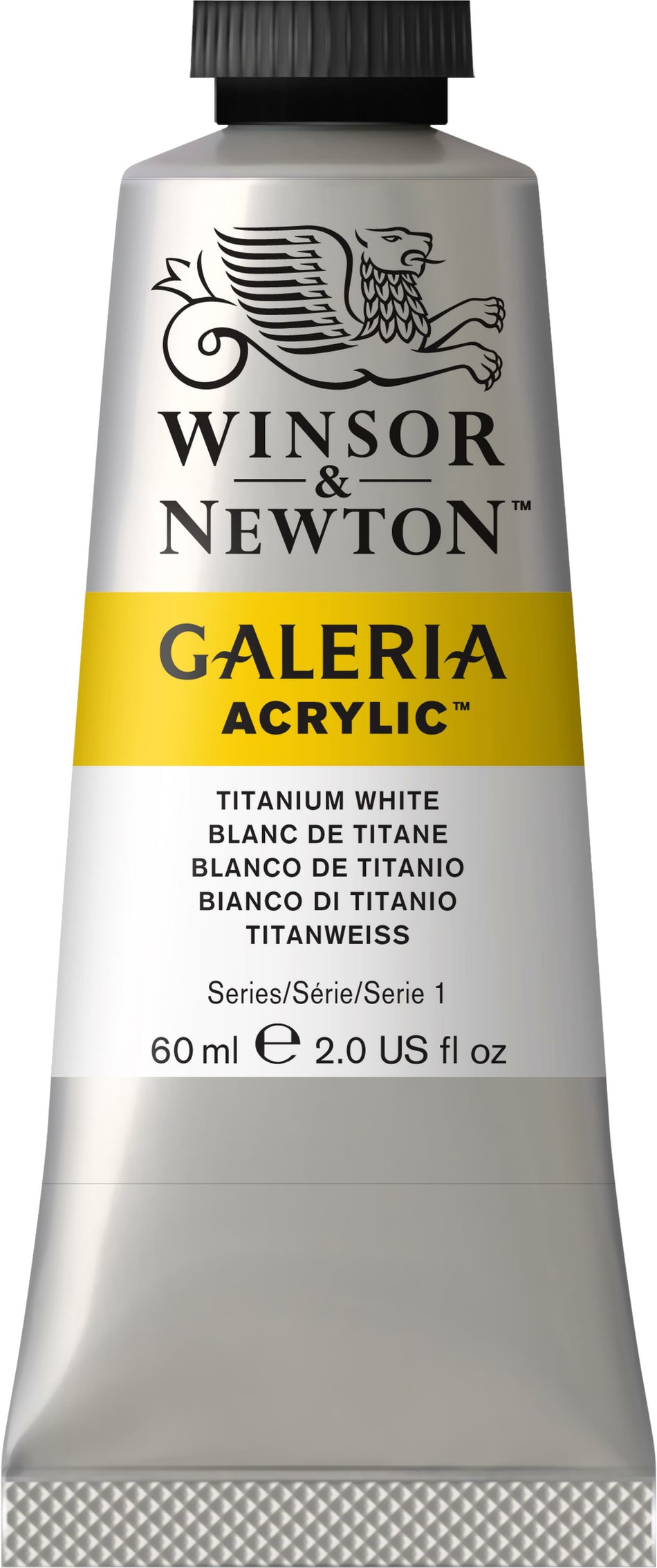 Valokuva tuotteesta Akryyliväri 60ml 644 Titanium white W&amp;N Galeria, kuuluu tuoteryhmään Taidetarvikkeet.
