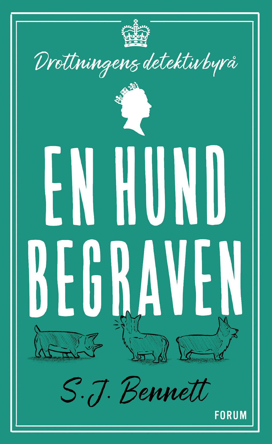 Valokuva kirjasta S.J. Bennett / S. J. Bennett En hund begraven, kuuluu tuoteryhmään Ruots kaunokirjat.