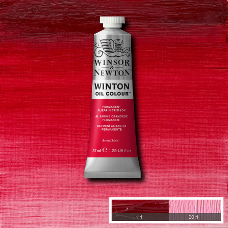 Valokuva tuotteesta Öljyväri 37ml 468 Perm alizarin crimson W&amp;N Winton, kuuluu tuoteryhmään Taidetarvikkeet.