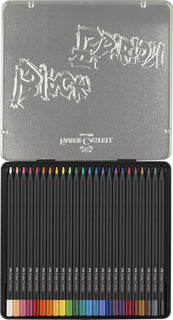Puuvärikynä 24 kpl Black Edition Faber-Castell