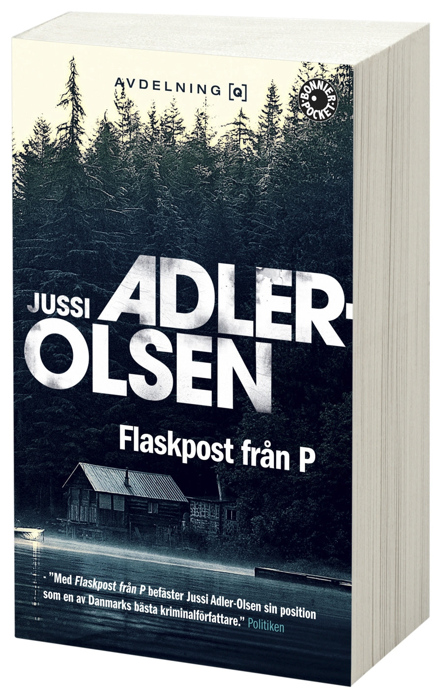 Valokuva kirjasta Jussi Adler-Olsen Flaskpost från P, kuuluu tuoteryhmään Ruots kaunokirjat.