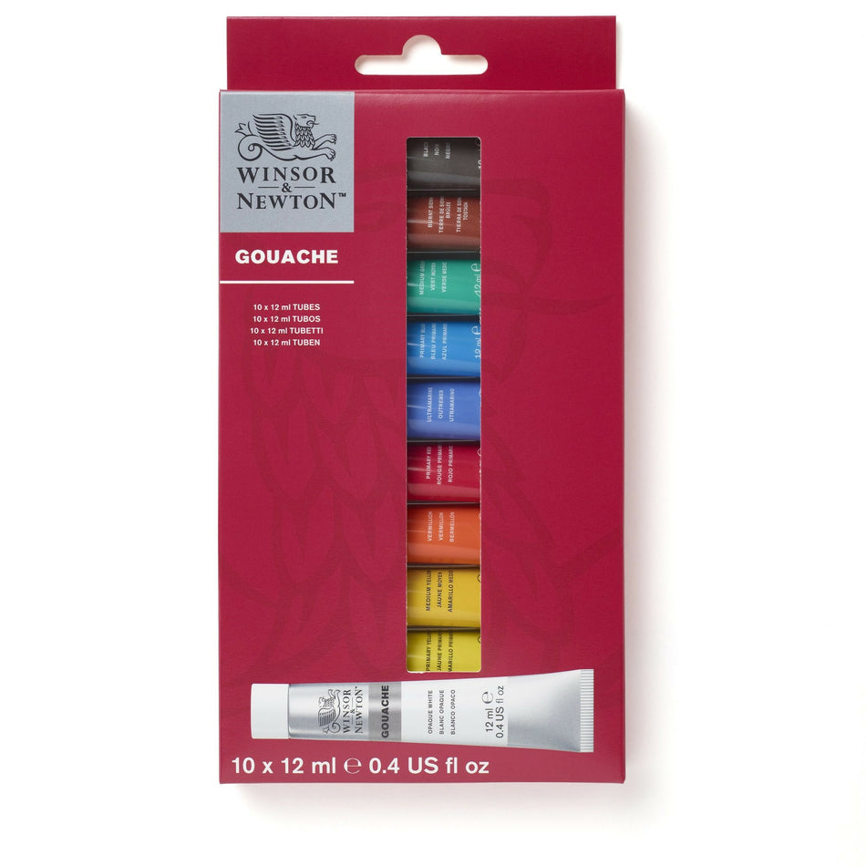 Valokuva tuotteesta Guassiväri 10x12ml W&amp;N, kuuluu tuoteryhmään Taidetarvikkeet.