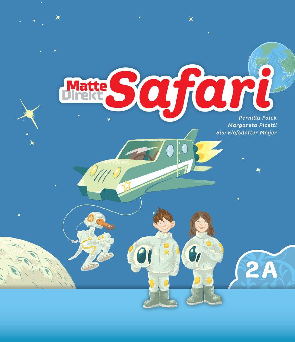 Valokuva kirjasta Margareta Picetti / Pernilla Falck / Siw Elofsdotter Meijer Matte Direkt Safari 2A Elevbok, kuuluu tuoteryhmään Ruots lapset nuoret ja sarjakuvat.